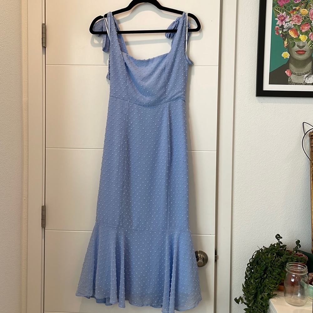 Baby Blue Lulus Dress in Size Small